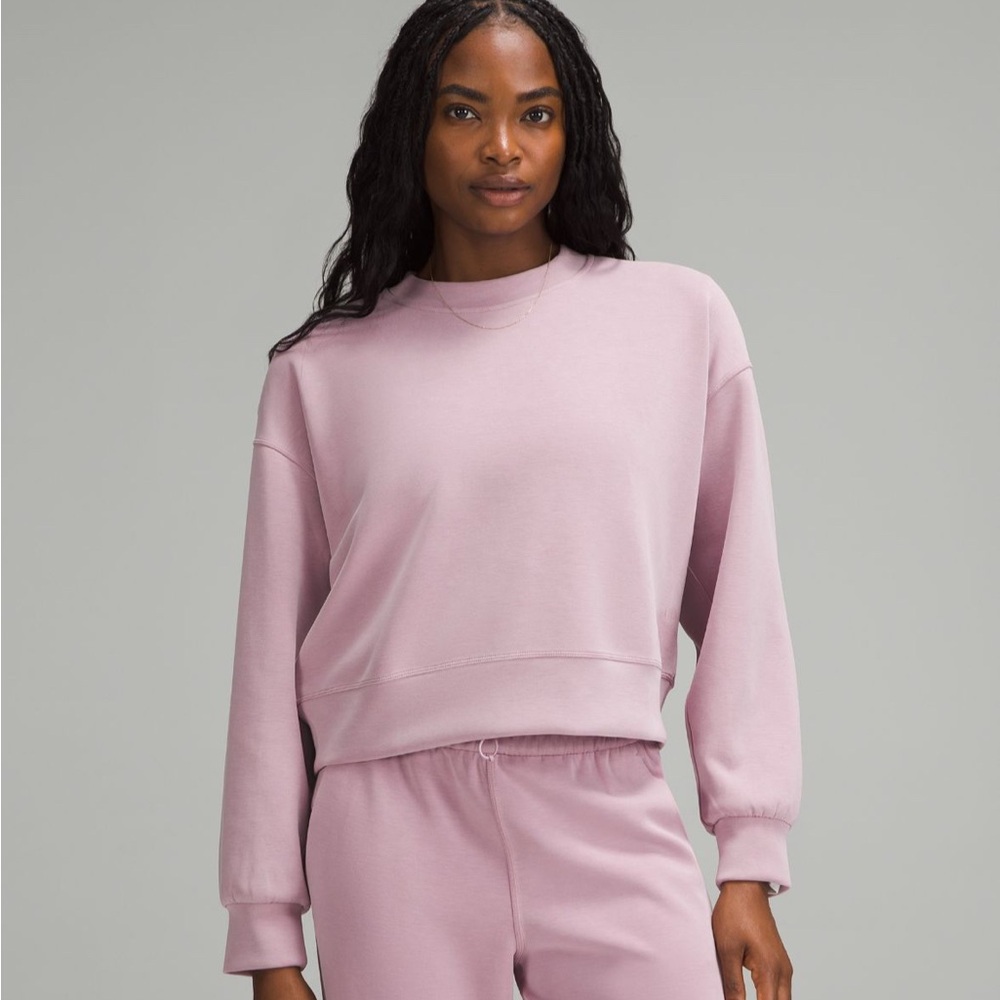 Lululemon Softstreme Perfectly Oversized Cropped Crew
